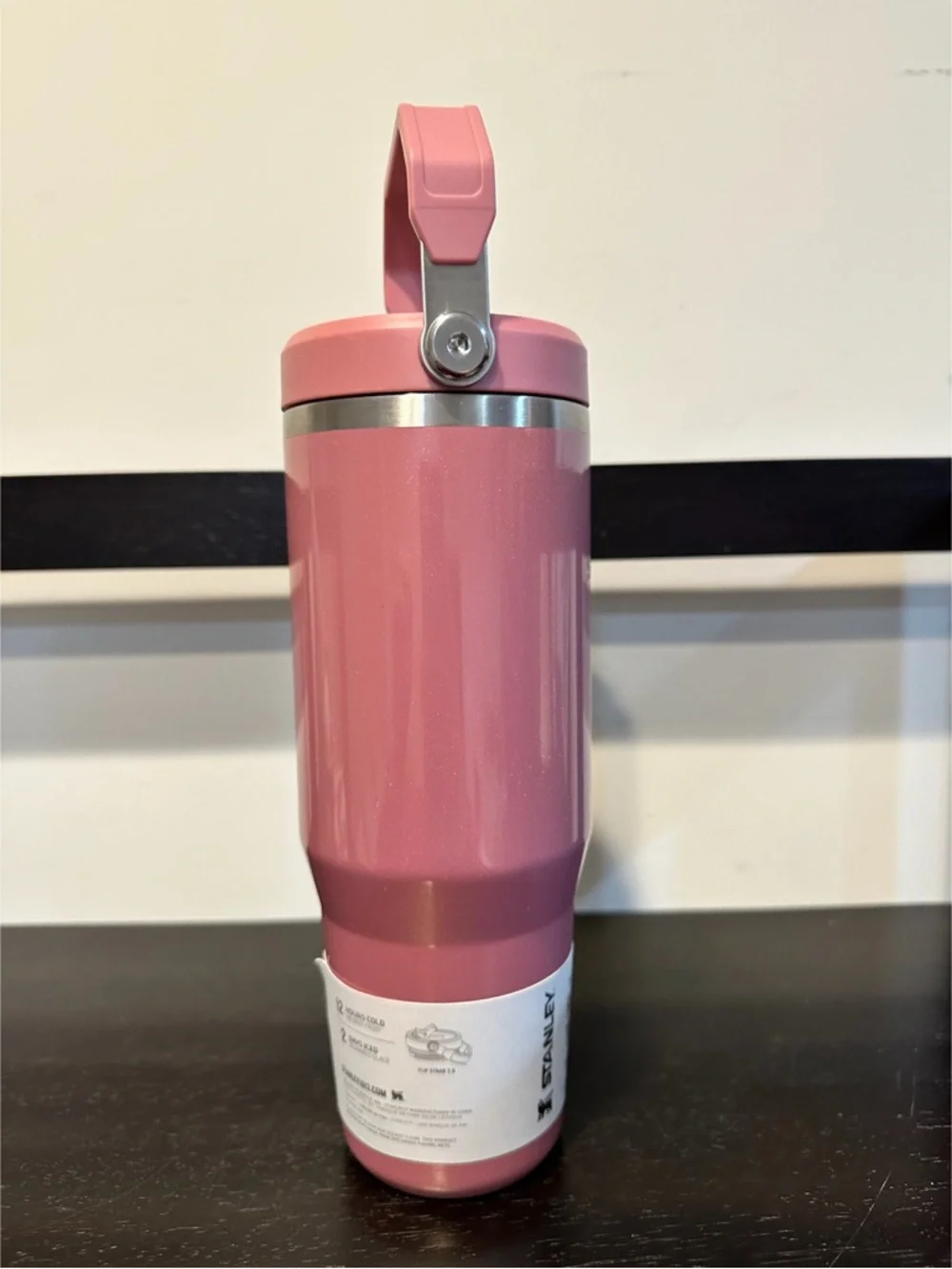 Stanley IceFlow Flip Straw Tumbler 30oz Port Shimmer Pink - Picture 5 of 6